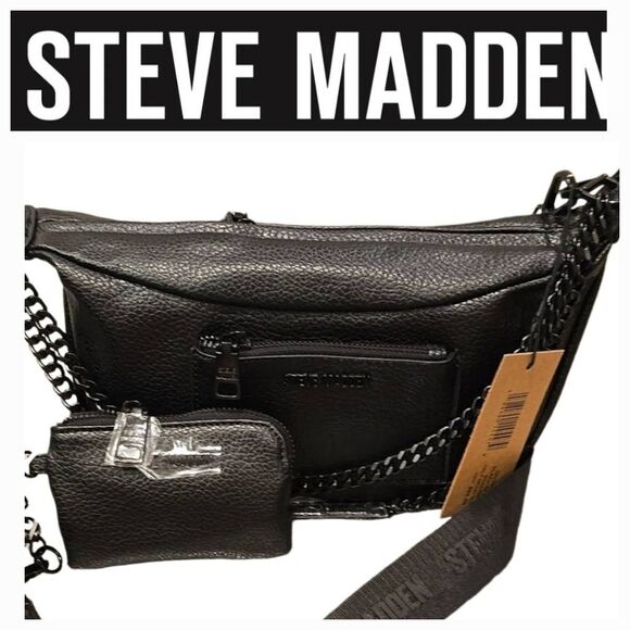 Steve Madden BSabine Half Moon Sling- Black